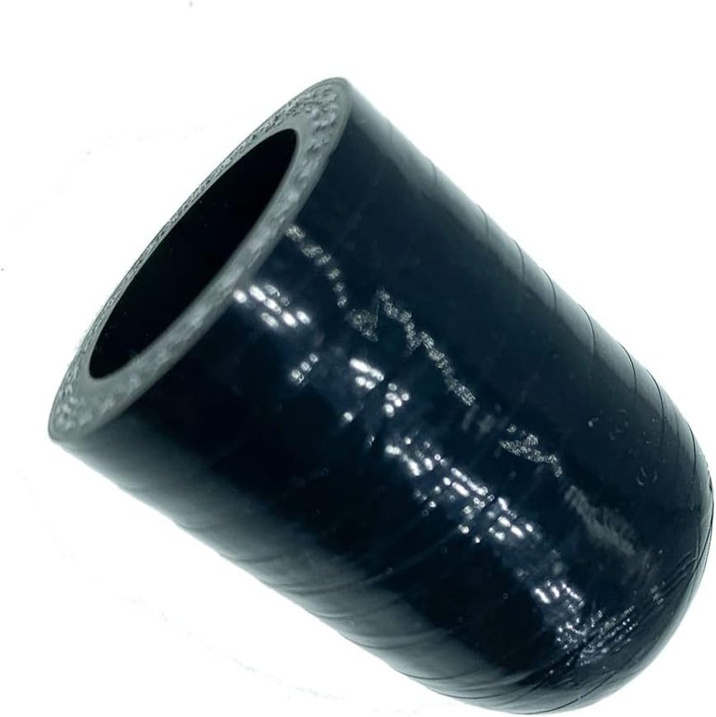 bekelan 25/32" (20mm) Black Universal Reinforced Silicone Coolant Cap With Clamp For bypass heater Vacuum Water Port Protective End Cap Kit - Image 2